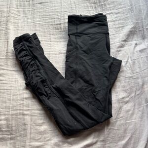 Lululemon Black Cinched Leggings